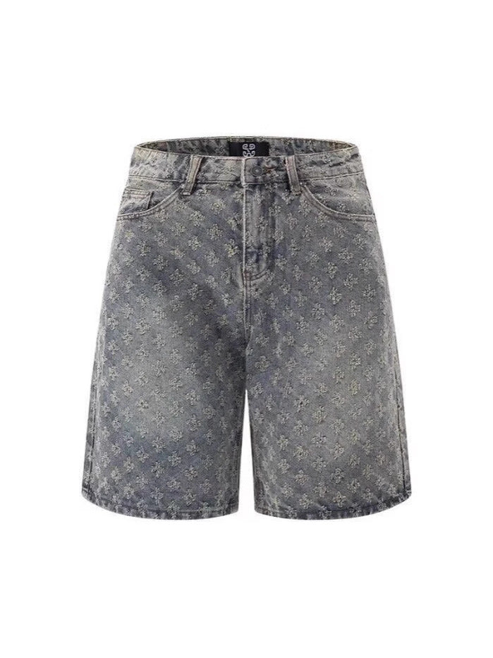 ג'ינס קצר - עיצוב כוכבים