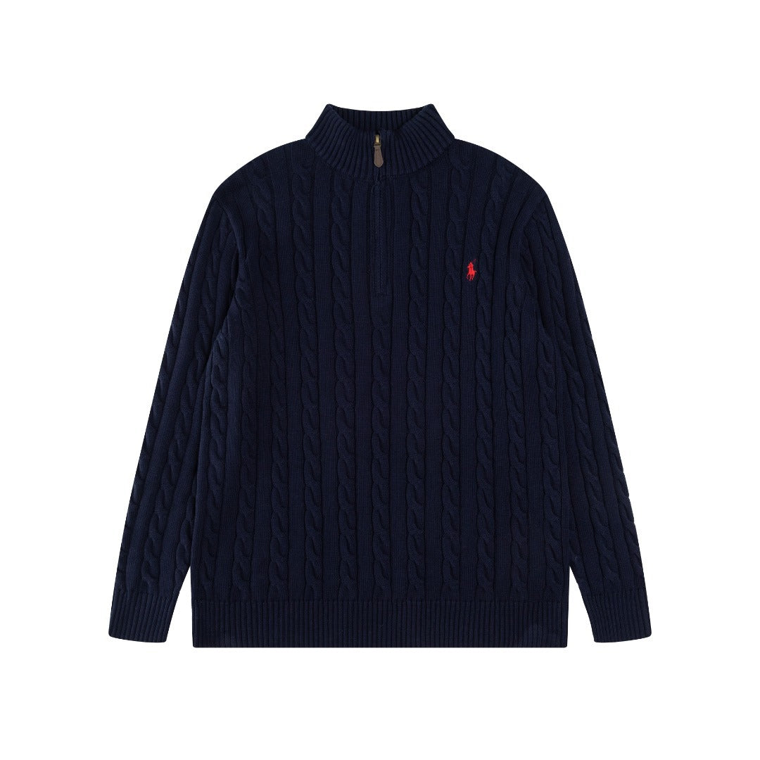 סוודר רבע זיפ - ראלף לורן